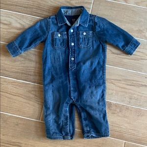 Baby Gap denim suit